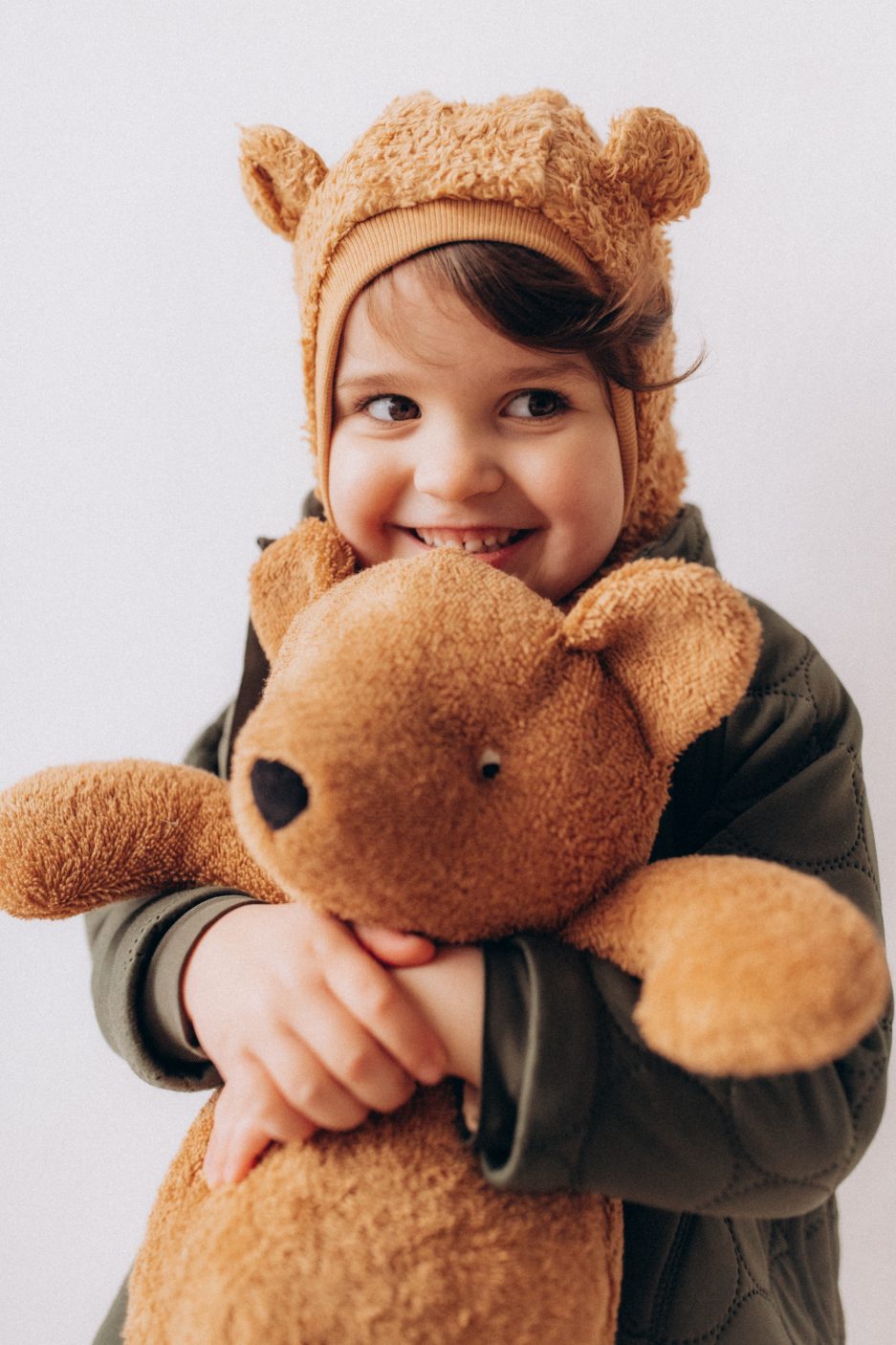 Balaclava Teddy m/økologisk bomull og merinoull