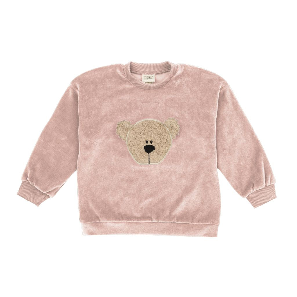 Velour genser m/økologisk bomull