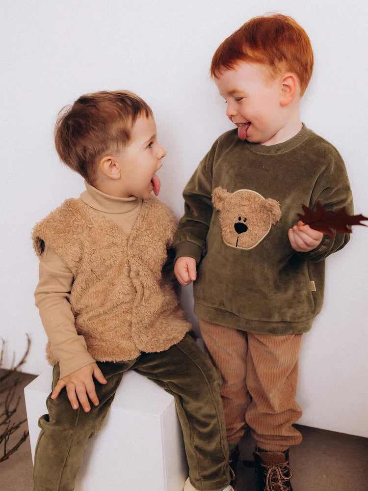 Velour genser m/økologisk bomull